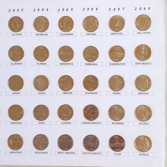 US 1999-2008 50 State Quarters Complete Set. - Picture 3 of 3